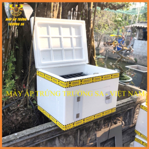 Máy Ấp Trứng Thùng Xốp Đảo Tự Động 1 Khay 60 Trứng 2 MAY AP TRUNG 1 1 Máy Ấp Trứng Trường Sa